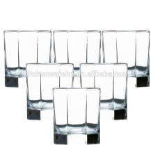 hot sale 200ml straight shape drinking glass whisky cup